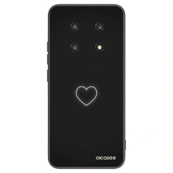Picasee silikonový černý obal pro Honor Magic4 Lite 5G - Heart