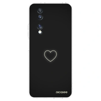 Picasee silikonový průhledný obal pro Honor 70 - Heart