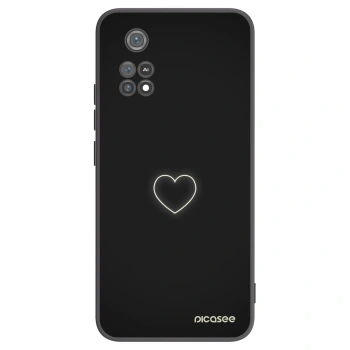 Picasee silikonový černý obal pro Xiaomi Poco M4 Pro - Heart