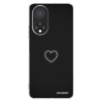 Picasee silikonový průhledný obal pro Honor X7 - Heart