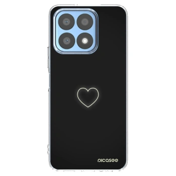 Picasee silikonový průhledný obal pro Honor X8a - Heart