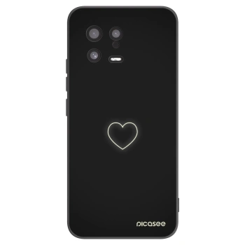 Picasee silikonový černý obal pro Xiaomi 13 - Heart
