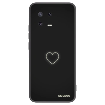 Picasee silikonový černý obal pro Xiaomi 13 Pro - Heart