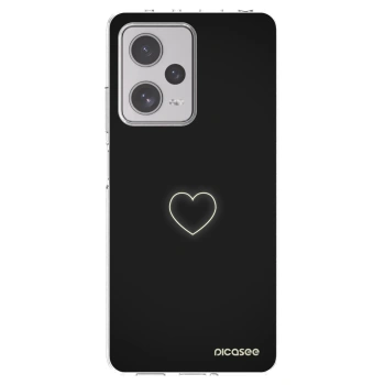 Picasee silikonový průhledný obal pro Xiaomi Redmi Note 12 Pro+ 5G - Heart
