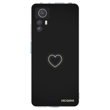 Picasee silikonový průhledný obal pro Xiaomi Redmi Note 12S - Heart