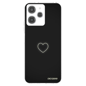 Picasee silikonový průhledný obal pro Xiaomi Redmi 12 4G - Heart