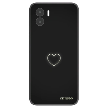 Picasee silikonový černý obal pro Xiaomi Redmi A2 - Heart