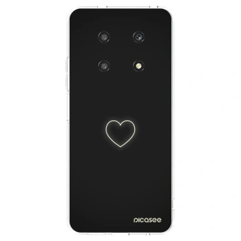 Picasee silikonový průhledný obal pro Honor Magic4 Lite 5G - Heart