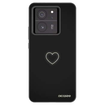 Picasee silikonový černý obal pro Xiaomi 13T - Heart