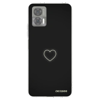 Picasee silikonový průhledný obal pro Motorola Edge 30 Neo - Heart