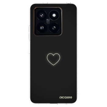 Picasee silikonový průhledný obal pro Xiaomi 14 Pro - Heart