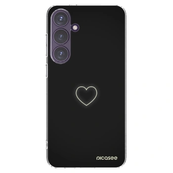 Picasee silikonový průhledný obal pro Samsung Galaxy S24+ S926B 5G - Heart