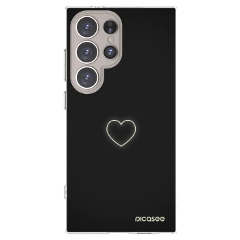 Picasee silikonový průhledný obal pro Samsung Galaxy S24 Ultra S928B 5G - Heart