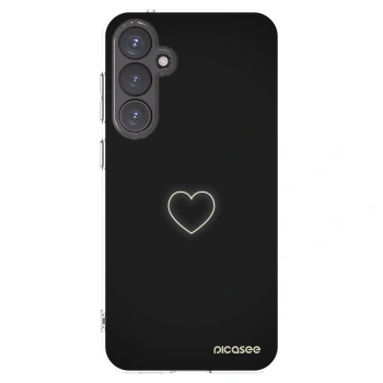 Picasee silikonový průhledný obal pro Samsung Galaxy S23 FE S711B - Heart