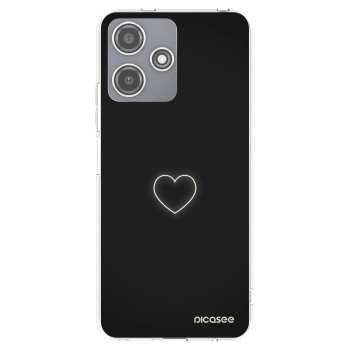 Picasee silikonový průhledný obal pro Xiaomi Redmi 12 5G - Heart