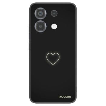 Picasee silikonový černý obal pro Xiaomi Poco X6 - Heart