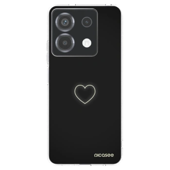 Picasee silikonový průhledný obal pro Xiaomi Poco X6 - Heart