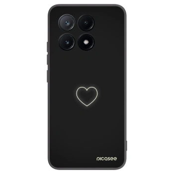 Picasee silikonový černý obal pro Xiaomi Poco X6 Pro - Heart