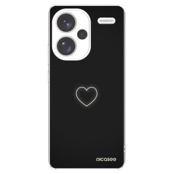 Picasee silikonový průhledný obal pro Xiaomi Redmi Note 13 Pro+ 5G - Heart