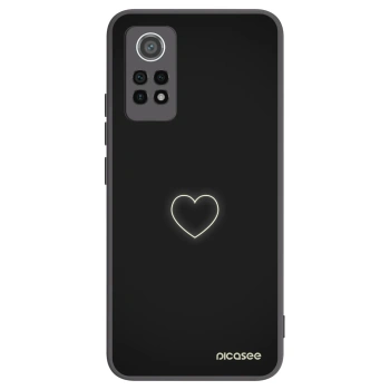 Picasee silikonový černý obal pro Xiaomi Redmi Note 12 Pro 4G - Heart