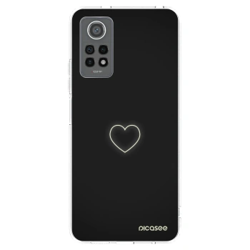 Picasee silikonový průhledný obal pro Xiaomi Redmi Note 12 Pro 4G - Heart