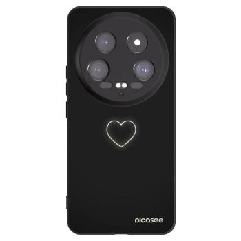 Picasee silikonový černý obal pro Xiaomi 14 Ultra - Heart