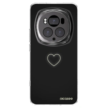 Picasee silikonový průhledný obal pro Honor Magic6 Pro - Heart