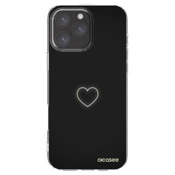 Picasee silikonový průhledný obal pro Apple iPhone 16 Pro Max - Heart