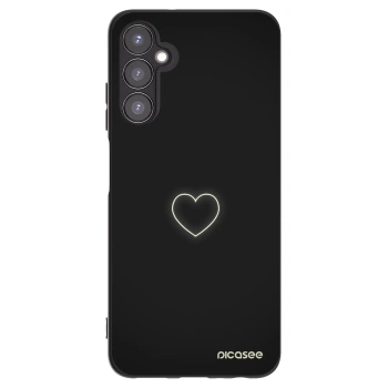 Picasee silikonový černý obal pro Samsung Galaxy A05s A057G - Heart