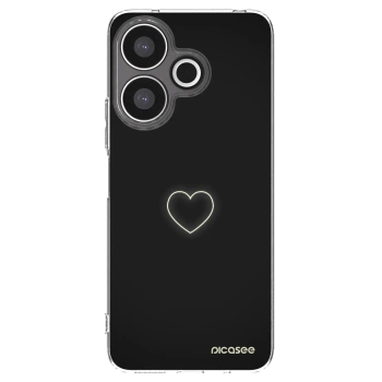 Picasee silikonový průhledný obal pro Xiaomi Redmi 13 4G - Heart