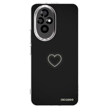 Picasee silikonový průhledný obal pro Honor 200 Pro 5G - Heart