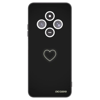 Picasee silikonový černý obal pro Xiaomi Redmi 14C - Heart
