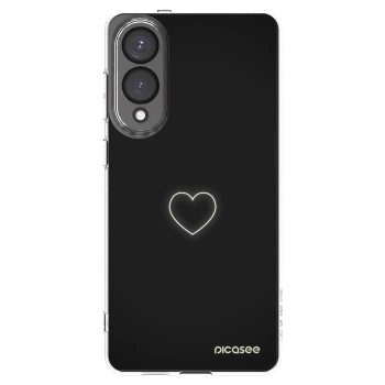 Picasee silikonový průhledný obal pro Samsung Galaxy S25 Edge 5G - Heart
