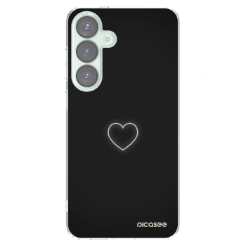 Picasee silikonový průhledný obal pro Samsung Galaxy S25+ 5G - Heart