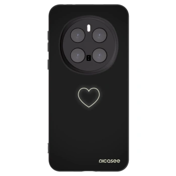 Picasee silikonový černý obal pro Honor Magic7 Pro 5G - Heart