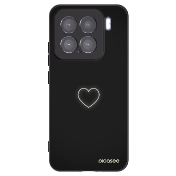 Picasee silikonový černý obal pro Xiaomi 15 - Heart