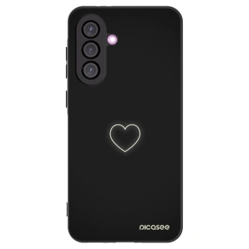 Picasee silikonový černý obal pro Samsung Galaxy A36 5G - Heart