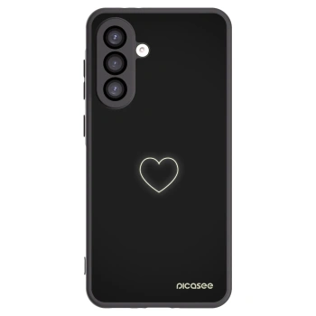 Picasee silikonový černý obal pro Samsung Galaxy A26 5G A266B - Heart