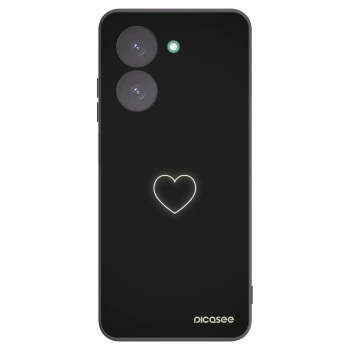 Picasee silikonový černý obal pro Xiaomi Redmi A5 - Heart