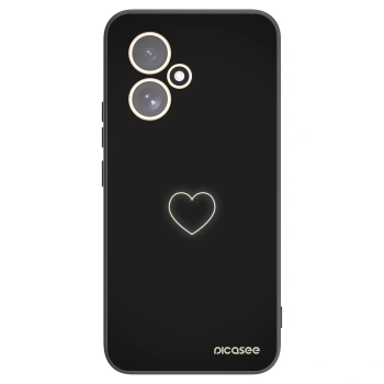 Picasee silikonový černý obal pro Honor 400 5G - Heart