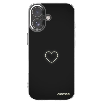 Picasee silikonový průhledný obal pro Apple iPhone 17 - Heart