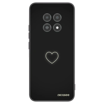 Picasee silikonový černý obal pro Realme 12X - Heart