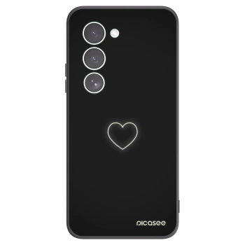 Picasee silikonový černý obal pro Xiaomi Redmi 15 5G - Heart