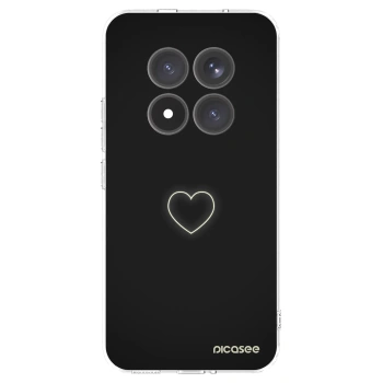 Picasee silikonový průhledný obal pro Xiaomi Redmi Note 15 Pro+ - Heart
