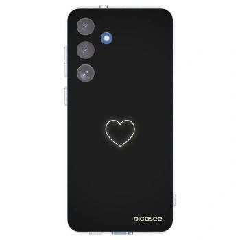Picasee silikonový průhledný obal pro Samsung Galaxy S25 FE 5G - Heart