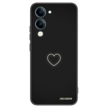 Picasee silikonový černý obal pro Vivo Y29s 5G - Heart