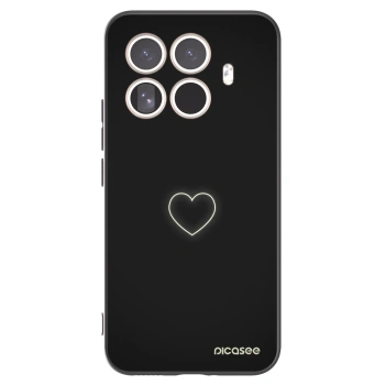 Picasee silikonový černý obal pro Xiaomi 15T Pro - Heart