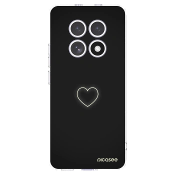 Picasee silikonový průhledný obal pro Xiaomi Redmi Note 15 - Heart