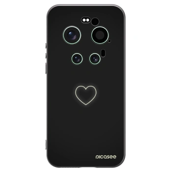 Picasee silikonový černý obal pro Xiaomi 17 Ultra - Heart