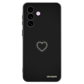 Picasee silikonový černý obal pro Samsung Galaxy A57 5G - Heart